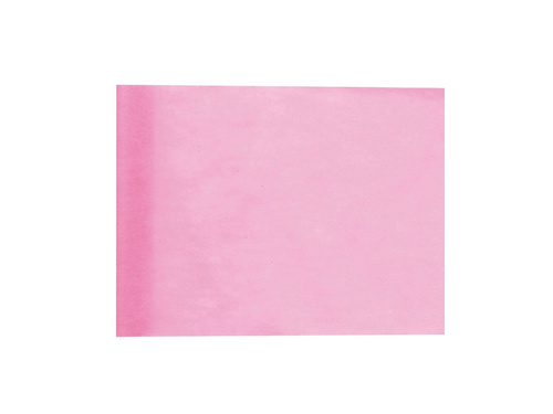 Decoration non-woven table runner - pink - 30 cm x 10 m - 1 pcs.