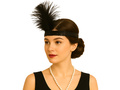 Black Headband Retro - 1 pc