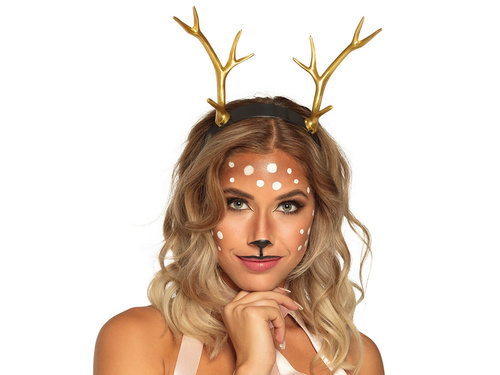 Gold deer headband - 1 pc