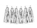 Silver tassel garland - 150 cm - 1 piece.