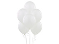 Pastel white latex balloons - large - 50 pcs.