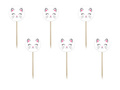 Cat cake pickers - 6 pcs.