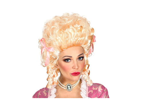 Blond peruka kobiety kolonialnej