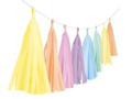 Pastel tassel garland - 1 piece.