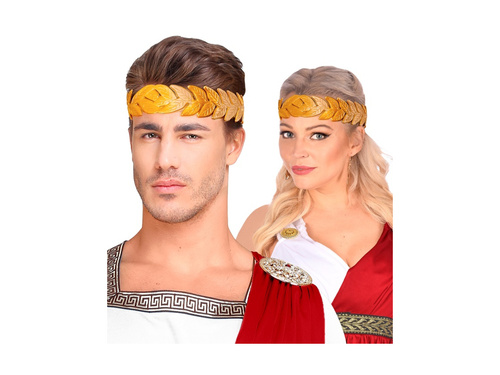 Złota opaska z liśćmi laurowymi