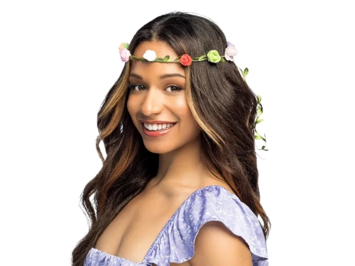 Multicolored Flowers Headband