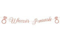 Banner inscription Ladies' night pink gold - 150 cm - 1 pcs.