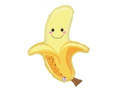 Balon foliowy Banan - 76 cm - 1 szt.