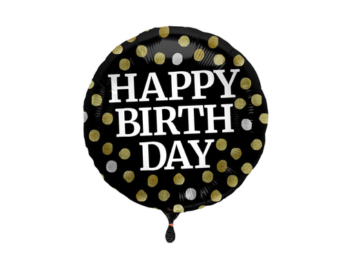 Standard Happy Birthday Foil Balloon - 45 cm