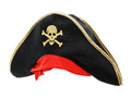 Czapka pirata z czaszką - 1 szt.