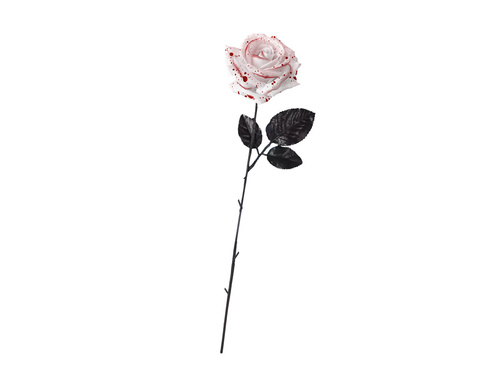 White flower with blood - 42 cm