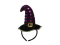 Headband with Mini Top Hat Witch