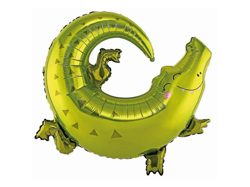 Foil Balloon Crocodile - 80 x 71 cm