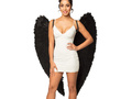 Angel wings black 120 x 120