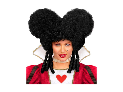 Czarna peruka barokowa