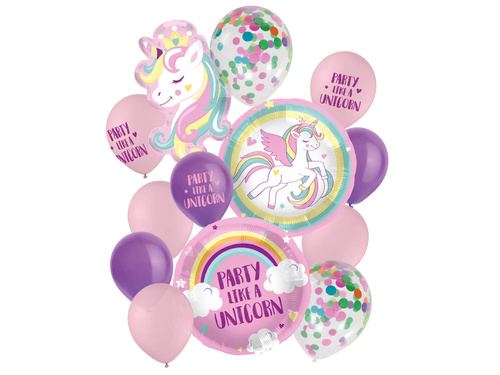 Ballons Unicorn set