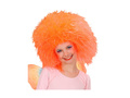 Neonowo pomarańczowa peruka