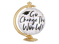 Balon foliowy Globus Go change the world - 58 cm - 1 szt.