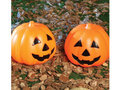 Pumpkin with light - 15 cm