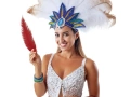 Ostrich Feather Red Big 40 cm