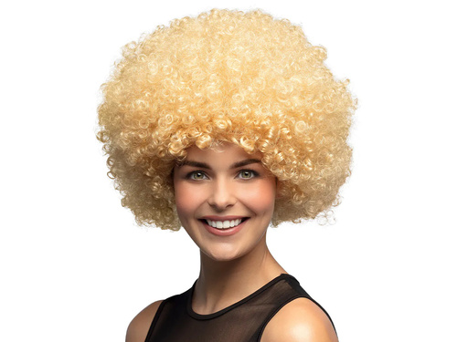 Wig Afro blond