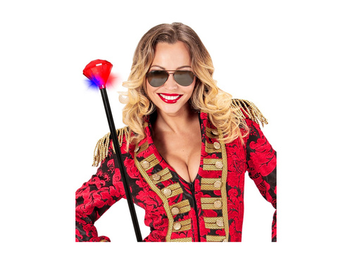 Laska z migającym czerwonym „rubinem” - 88 cm