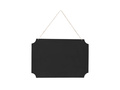 Tabliczka wisząca do napisów czarna - 45 x 30 cm - 1 kpl.