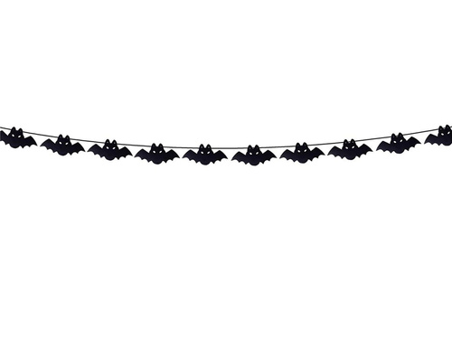 Bat Halloween garland - 300 cm - 1 pc