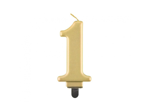 Gold Candle no 1 - 1 pc