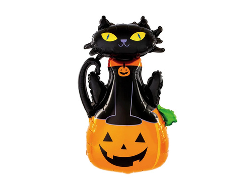 Halloween Cat Foil Balloon - 68 x 97 cm - 1 pc