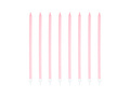 Birthday candles long pink - 15 cm - 8 pcs.