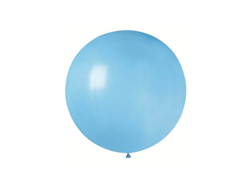 Giant balloon 85 cm in diameter - pastel blue - 1 pc.