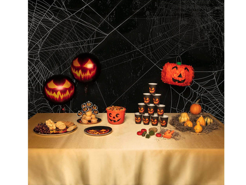 Creepy pumpkin paper cups - 210 cm - 10 pcs