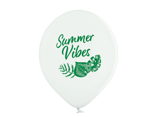 Summer Vibes printed balloons - 12" - 6 pcs.