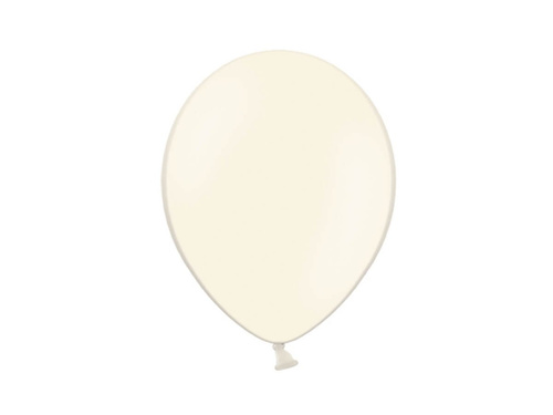 Latex pastel cream balloons - large - 25 pcs.