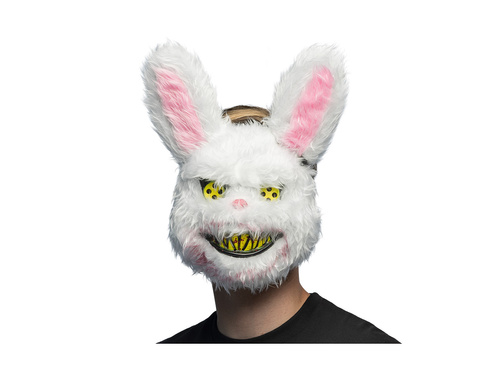 Maska pluszowa Krwawy królik