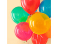 Balony krystaliczne - średnie - niebieskie - 10 szt.