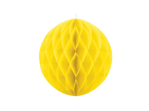 Hanging decoration yellow ball - 30 cm - 1 pcs.