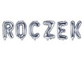 "Roczek" Silver Foil Balloon - 35 cm - 1 pc