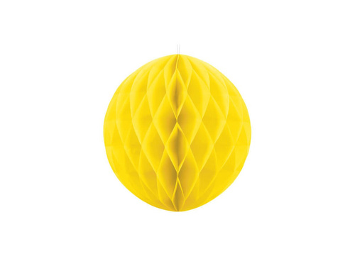 Hanging decoration yellow ball - 20 cm - 1 pc.