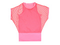 Fishnet shirt neon pink