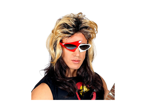 Peruka rockera z lat 80.