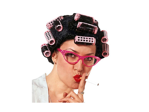 Peruka Zdesperowanej Gospodyni z wałkami