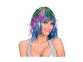 Wielokolorowa peruka z lametą