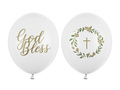 Latex balloons for Holy Baptism - white - 50 pcs.