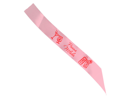 Sash for bachelorette party Bride - 140 cm - 1 pc.