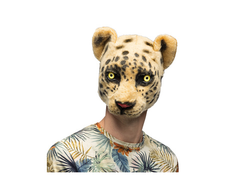 Maska pluszowa Lampart