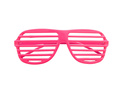 Shutter neon pink glasses - 1 pc