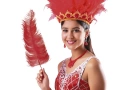 Ostrich Feather Red Giant 50 cm