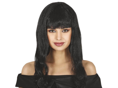 Black Long Wig - 1 pc